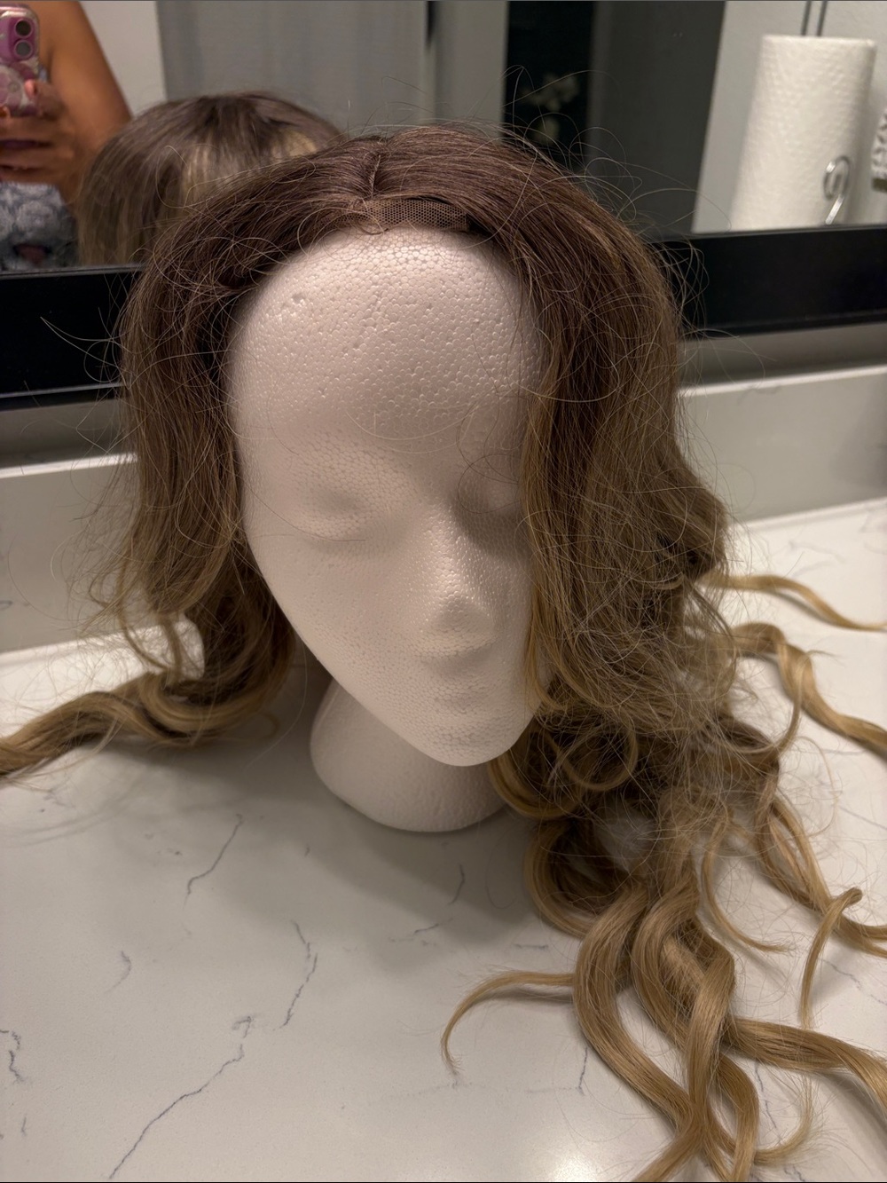Brown Ombre Long Wavy Women’s Wig